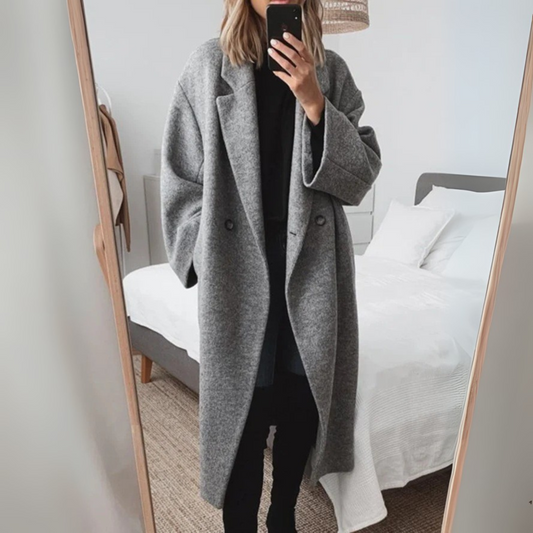 Heather | Comfy Oversized Long Coat