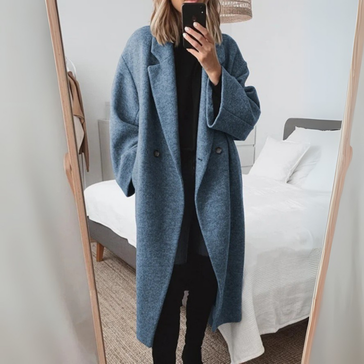 Heather | Comfy Oversized Long Coat