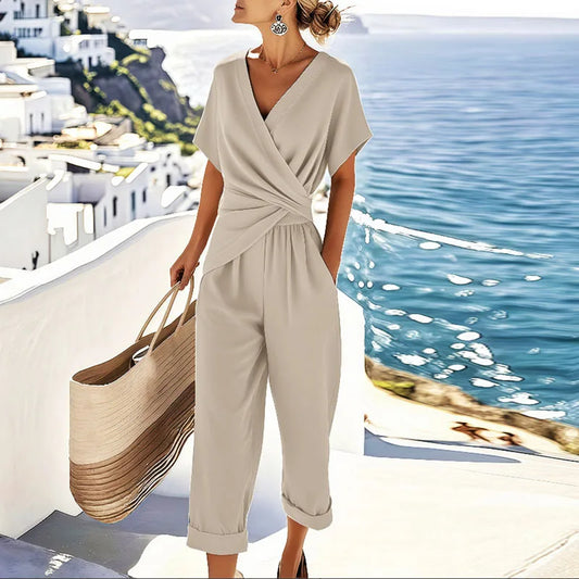 Isabella | Flattering Wrap Waist Summer Set
