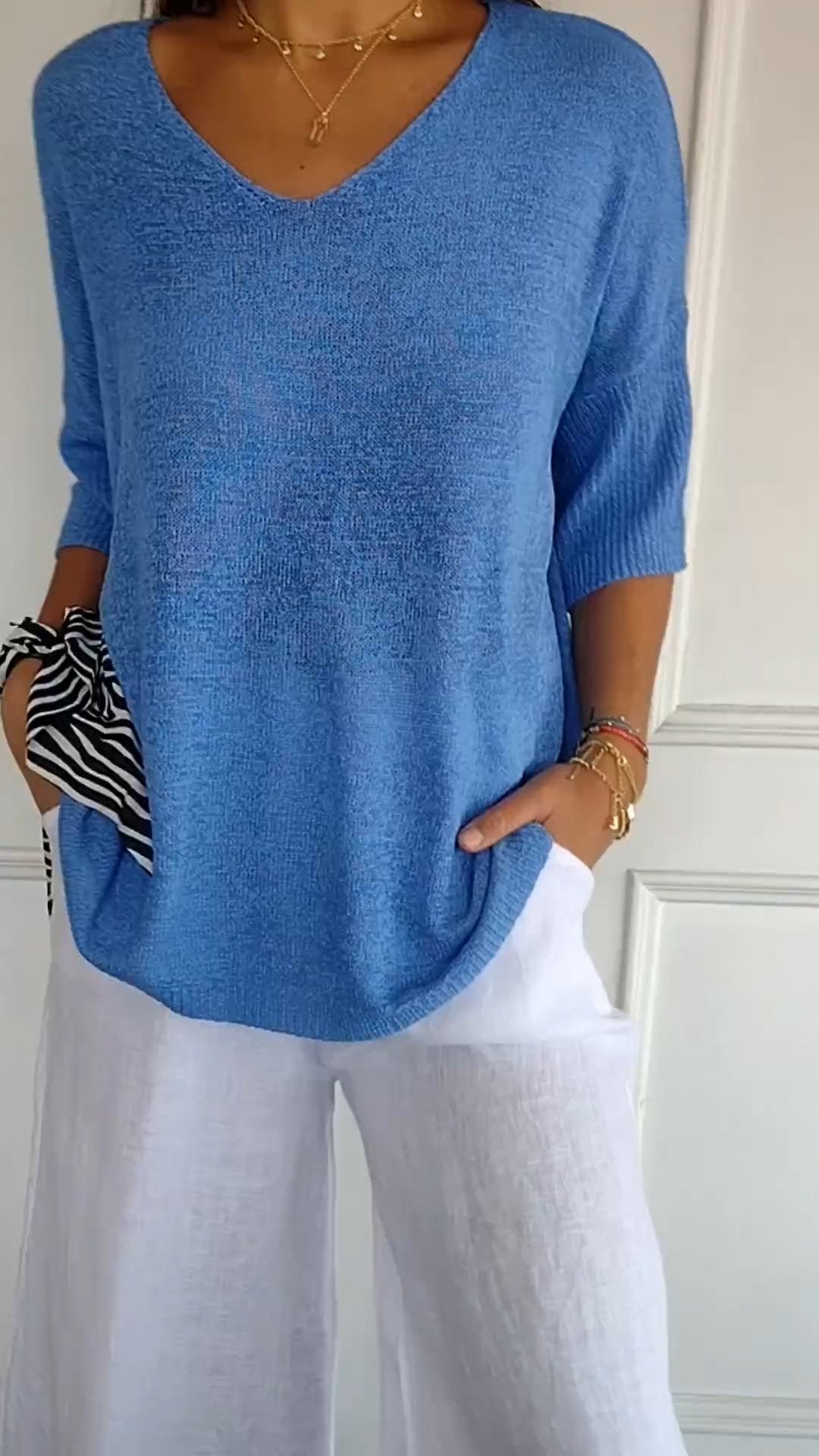 Lauren |  Casual V-Neck Top