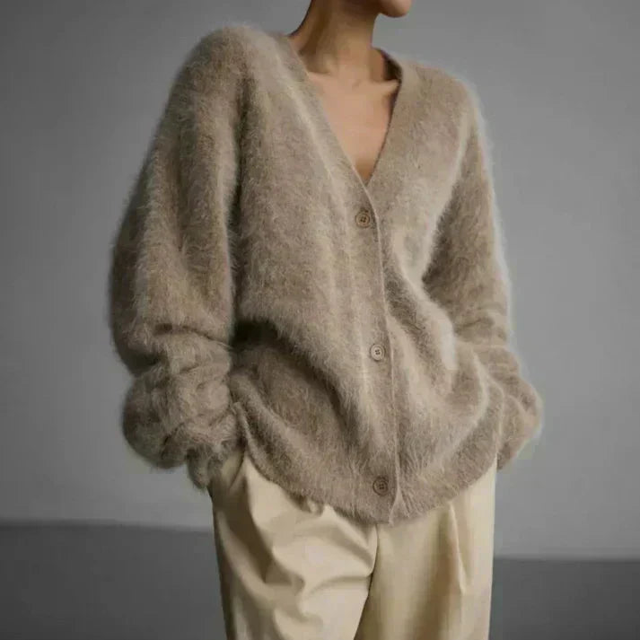 Marilyn | Fuzzy Mohair Cardigan