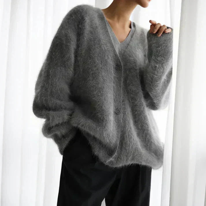 Marilyn | Fuzzy Mohair Cardigan