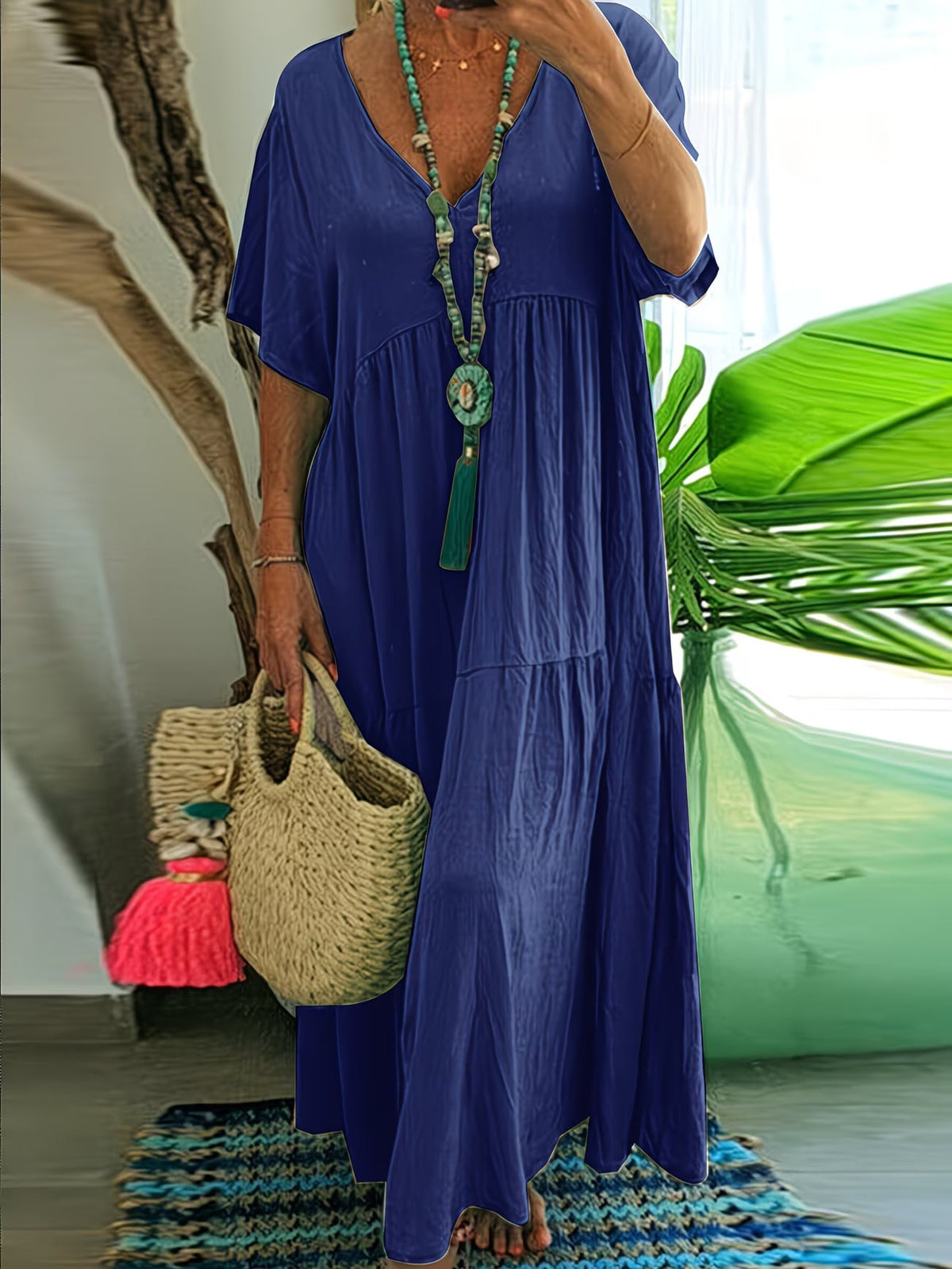 Elena | Flattering Waist Maxi Dress