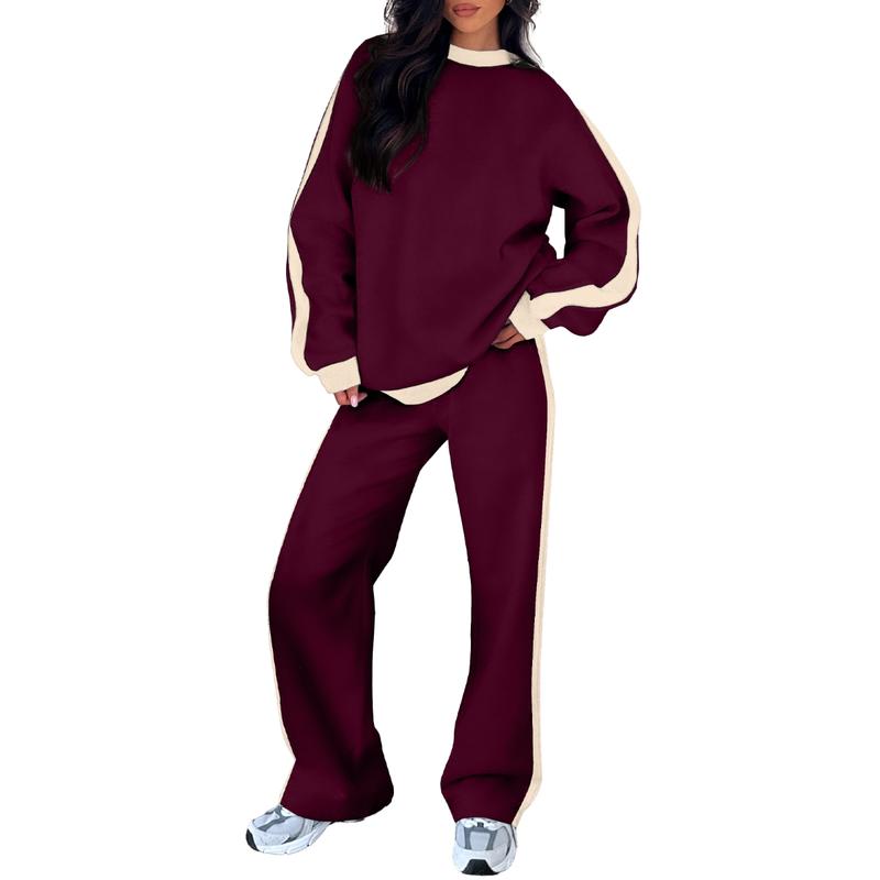 Sandi | Comfortable 2-Piece Lounge Set Sweatshirt & Straight Leg Pants