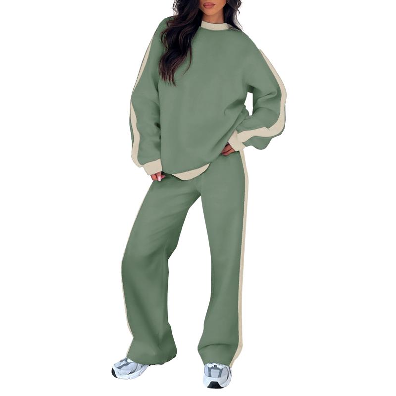 Sandi | Comfortable 2-Piece Lounge Set Sweatshirt & Straight Leg Pants