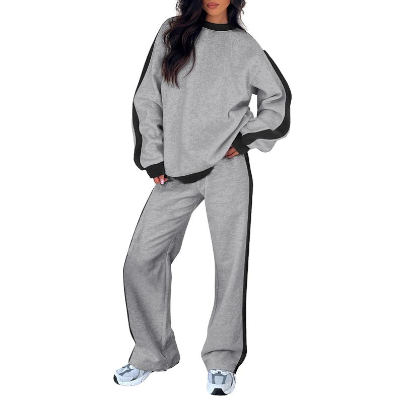 Sandi | Comfortable 2-Piece Lounge Set Sweatshirt & Straight Leg Pants