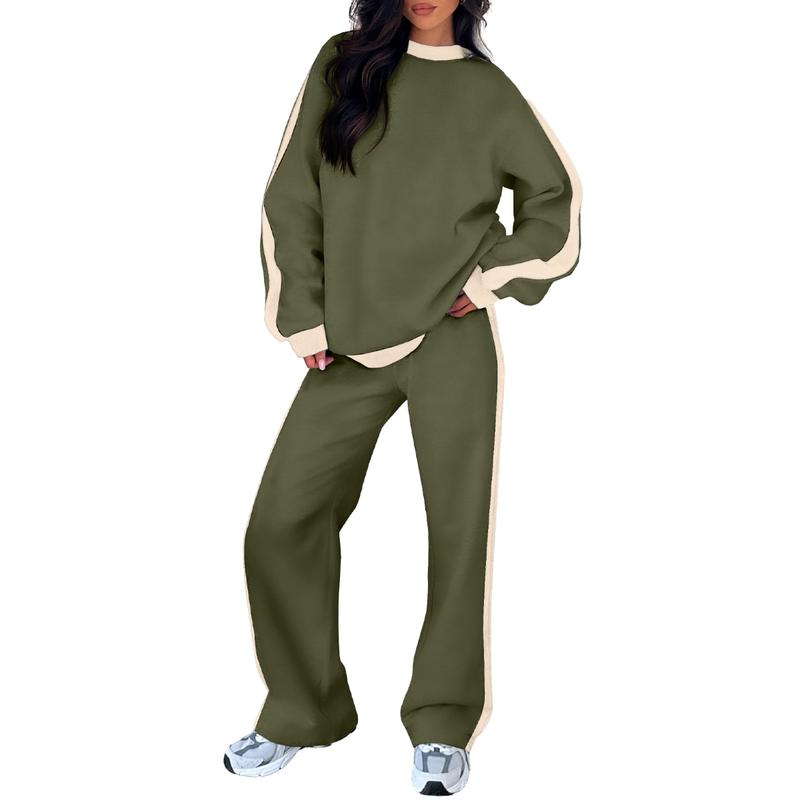Sandi | Comfortable 2-Piece Lounge Set Sweatshirt & Straight Leg Pants