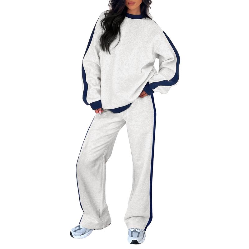Sandi | Comfortable 2-Piece Lounge Set Sweatshirt & Straight Leg Pants