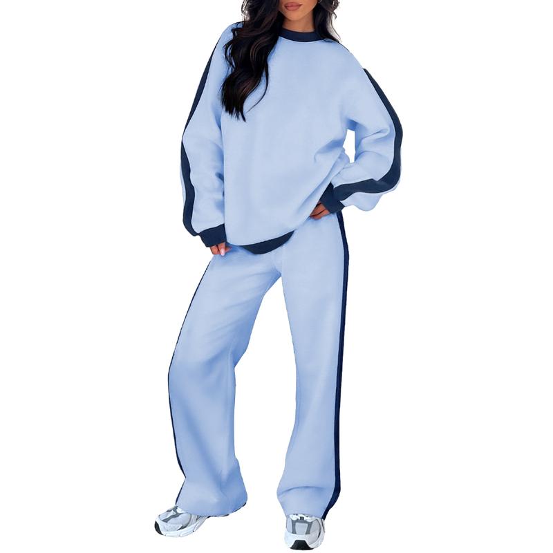 Sandi | Comfortable 2-Piece Lounge Set Sweatshirt & Straight Leg Pants