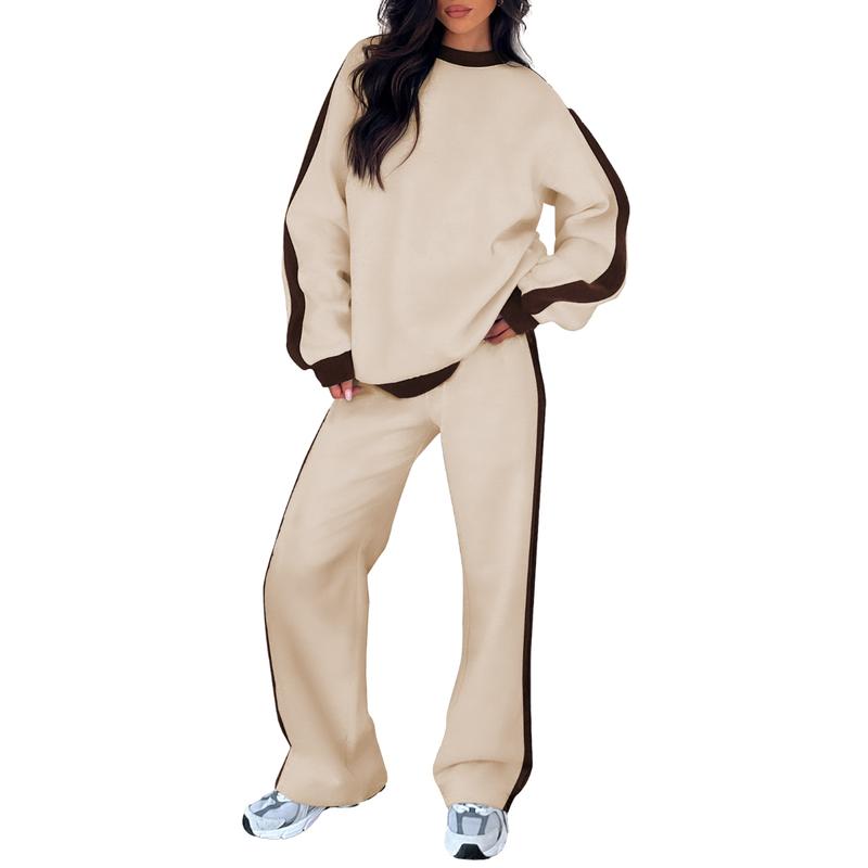 Sandi | Comfortable 2-Piece Lounge Set Sweatshirt & Straight Leg Pants