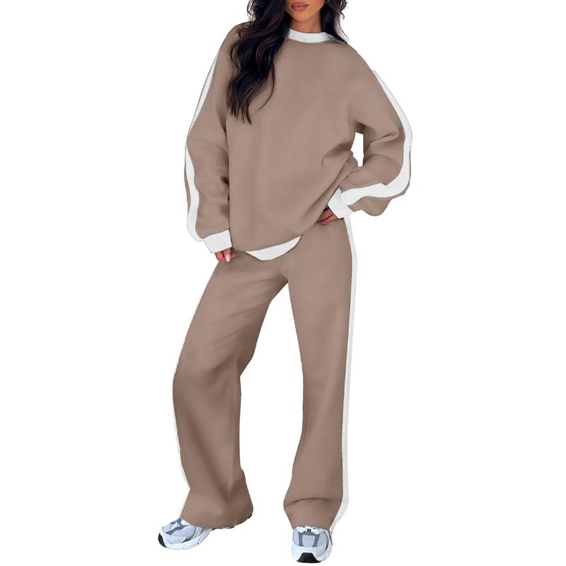 Sandi | Comfortable 2-Piece Lounge Set Sweatshirt & Straight Leg Pants