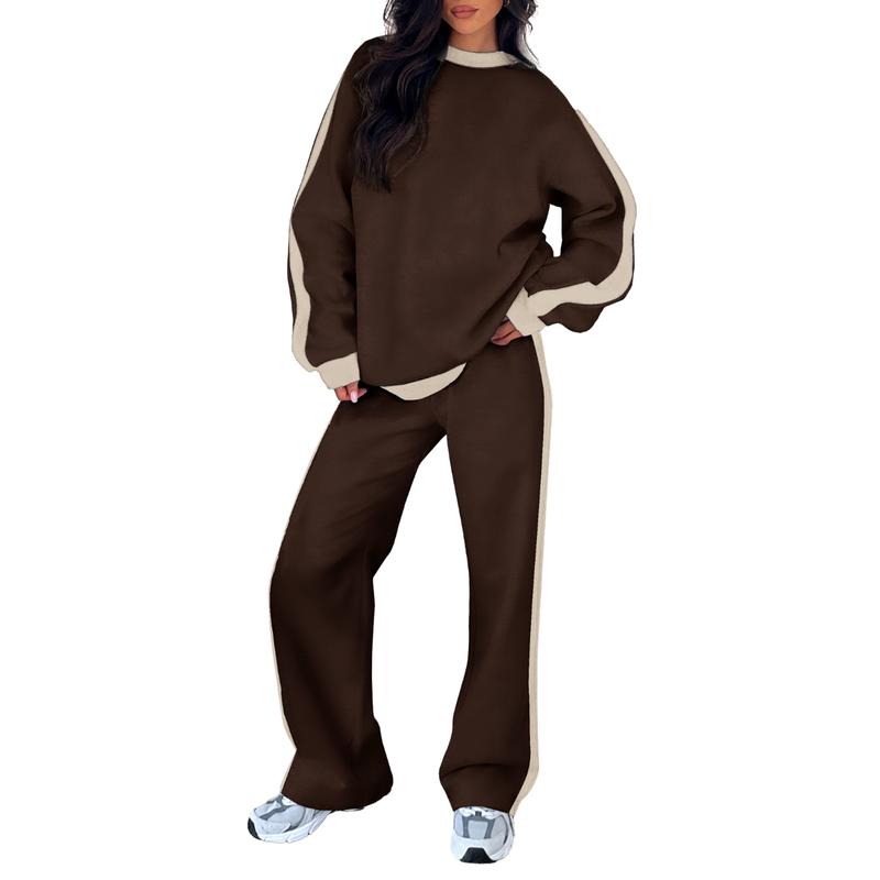 Sandi | Comfortable 2-Piece Lounge Set Sweatshirt & Straight Leg Pants