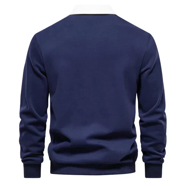 Sem | Long-Sleeve Polo Sweater