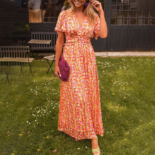 Angela | Classic V-Neck Dress