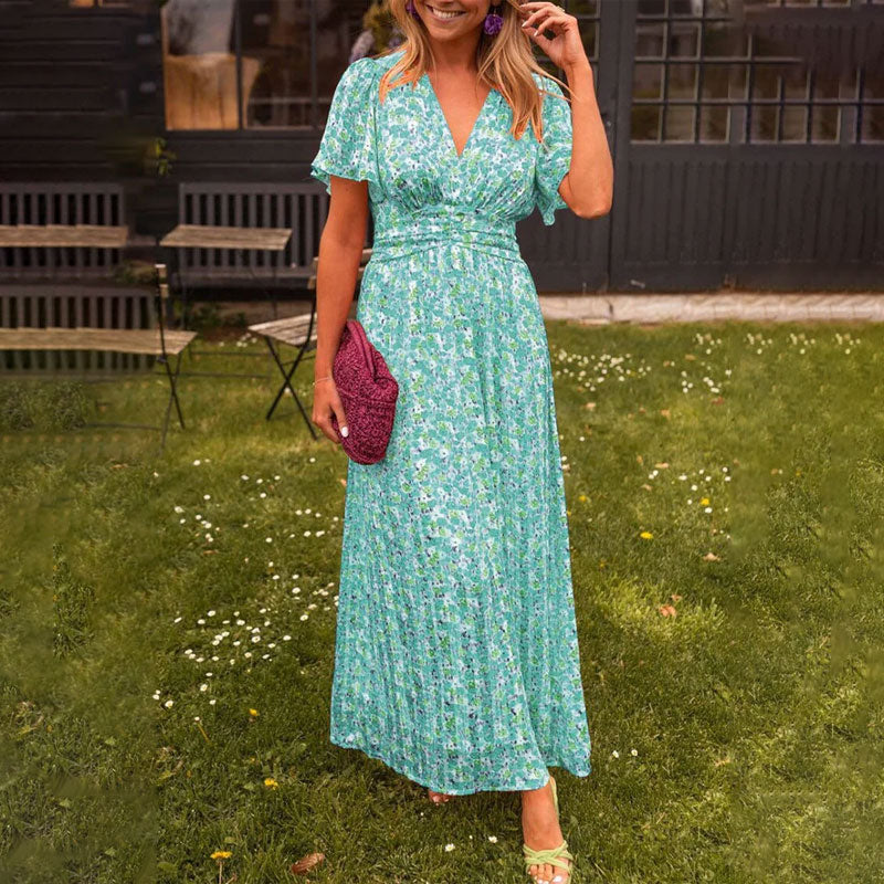 Angela | Classic V-Neck Dress