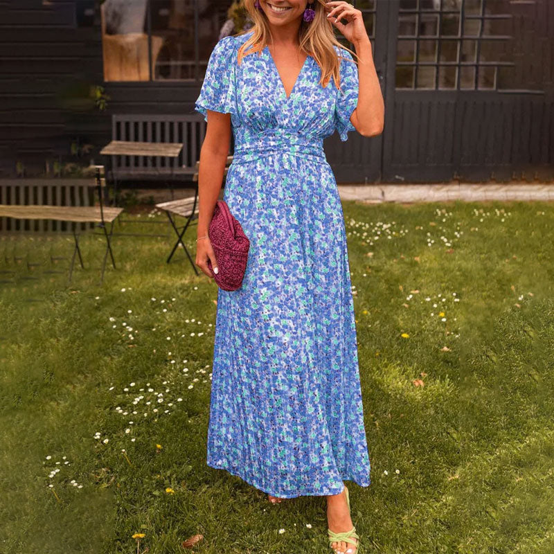 Angela | Classic V-Neck Dress