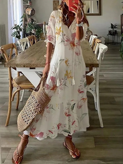 Luna | Effortless Boho Tummy Coverage Dress